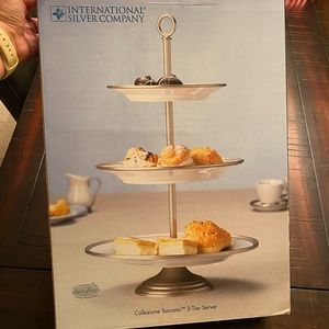 International Silver Company 3-Tiered Tray
